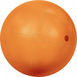 Neon Orange Pearl Swarovski 8mm - NOPRL