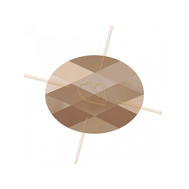 Swarovski Mini Oval Bead 8*6mm - Rose Gold