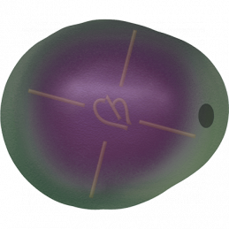 Swarovski 5821 nacré goutte 11*8mm - Iridescent Purple Pearl