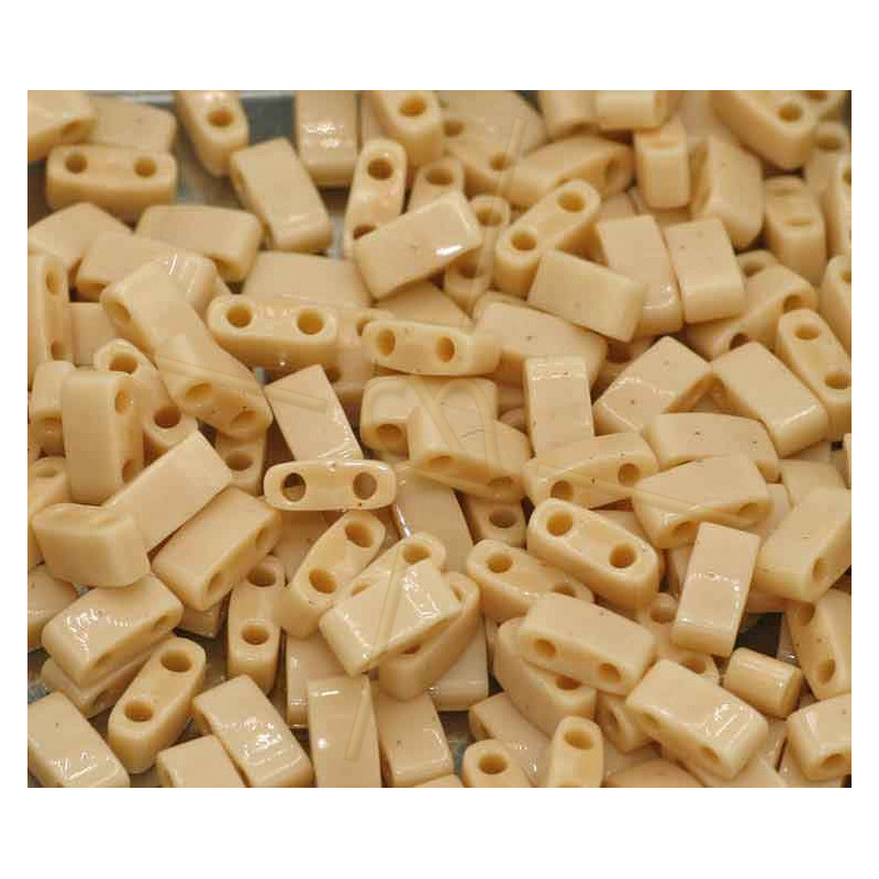 Half Tila Miyuki 5*2mm Crème Poire Opaque HTL-493