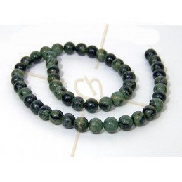 Jaspe Kambaba natural gemstone 8mm