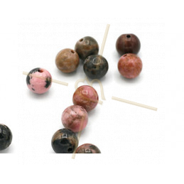 Rhodonite natural gemstone 8mm