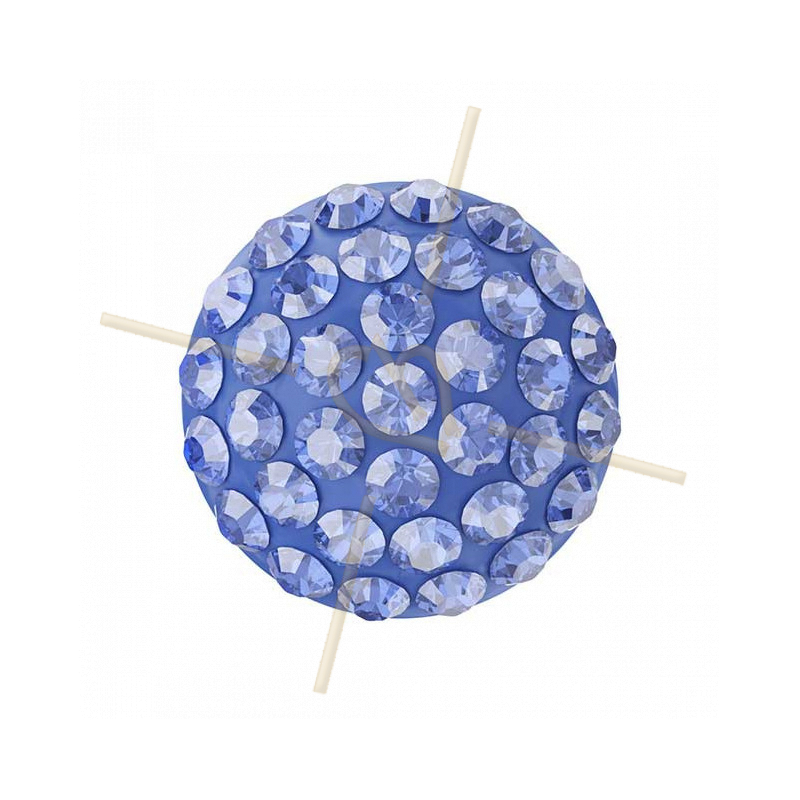 Cabochon Pavé Swarovski 12mm Sapphire 86601
