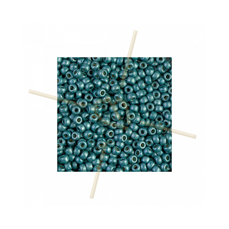 Miyuki Roc8/0 - SeaFoam Duracoat Matte 4217F