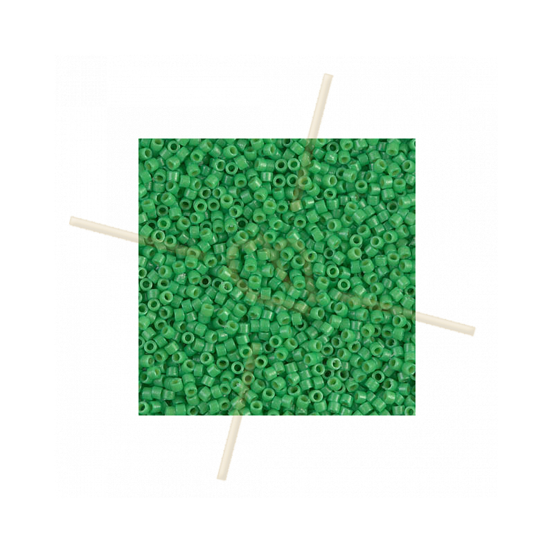 Miyuki Delica 11/0 - Opaque Dyed Fiji Green - Db2126