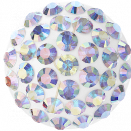 Cabochon Pavé Swarovski 8mm Crystal AB 86601