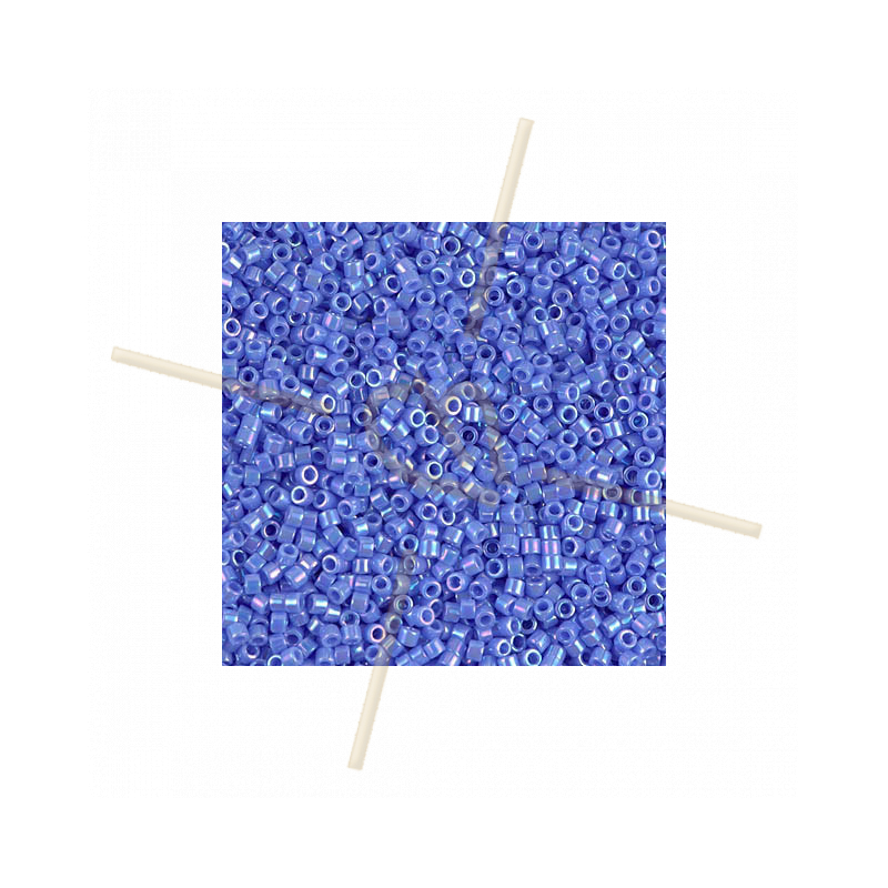 Miyuki Delica 11/0 - Light Sapphire AB Opaque  - Db167