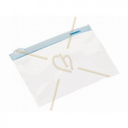 Verpakkingszakje met treksluiting 128*85mm