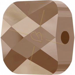 Swarovski Mini Square Bead 6mm 5053 Rose Gold