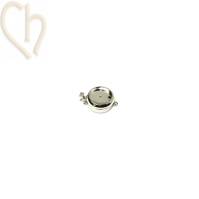 round lock 1-row cabochon 12mm