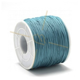 Macramé cordon 0.5mm  polyester Turquoise