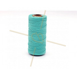 Macramé cordon 0.5mm polyester Premium Quality Aquamarine