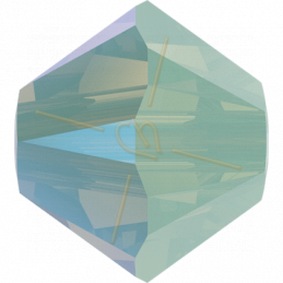 Swarovski 5328 Toupie 4mm Chrysolite Opal Shimmer