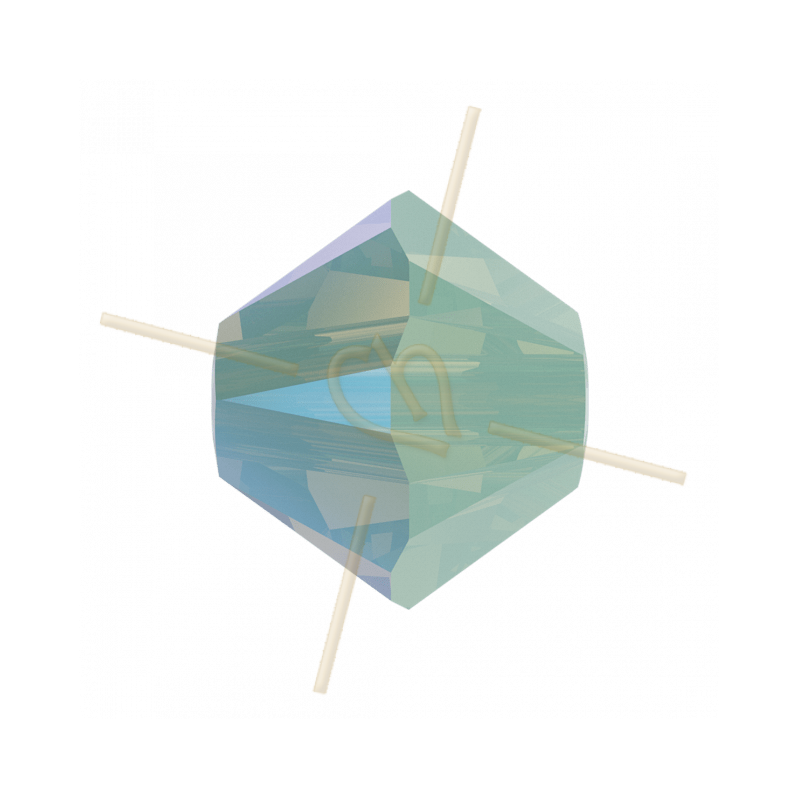 Swarovski 5328 tolletje 4mm Chrysolite Opal Shimmer