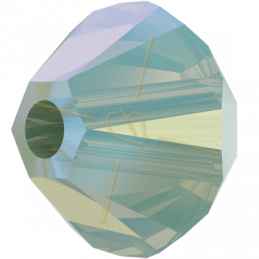 Swarovski 5328 Toupie 4mm Chrysolite Opal Shimmer