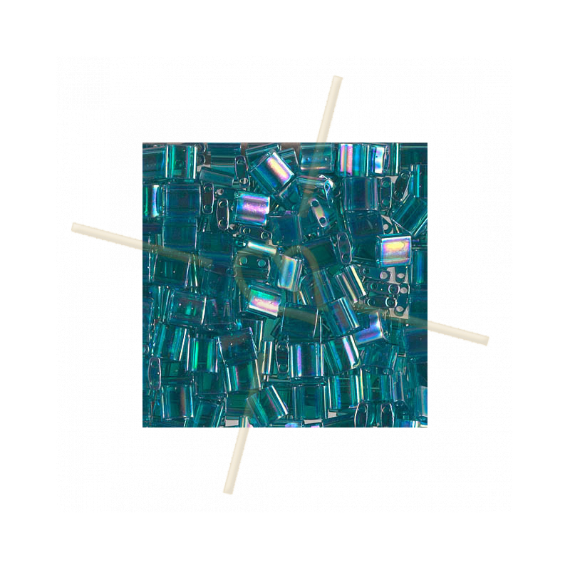 Tila bead Miyuki Teal AB Transparent TL-2458