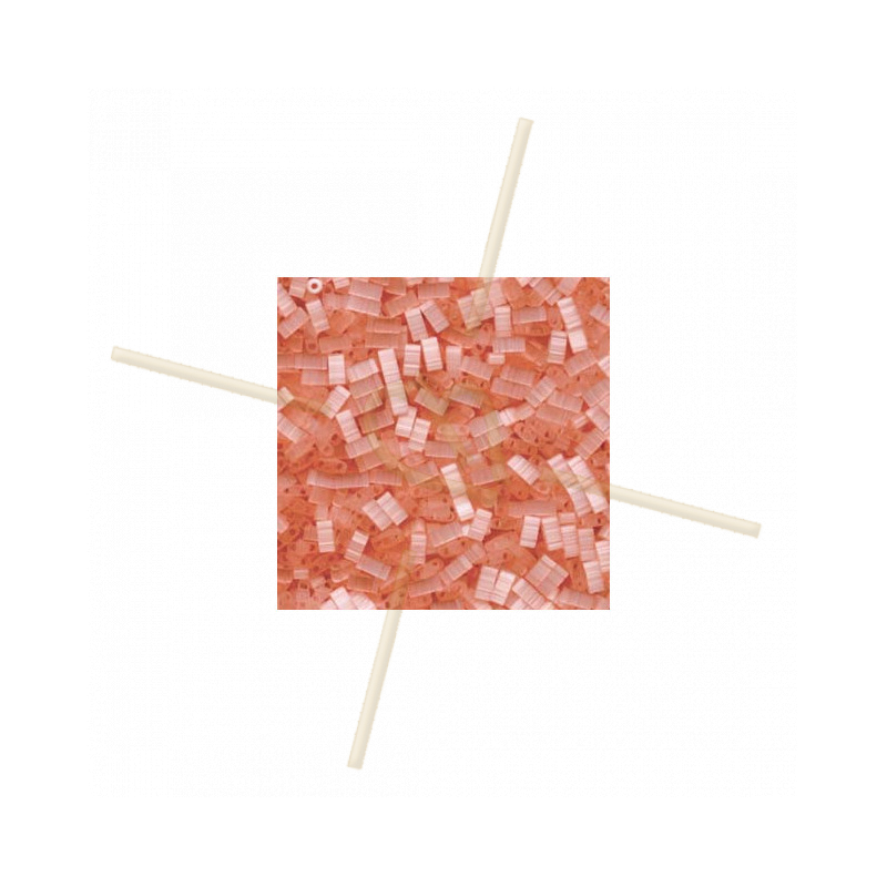 Half Tila Miyuki 5*2mm Silk Pale Coral HTL-2556