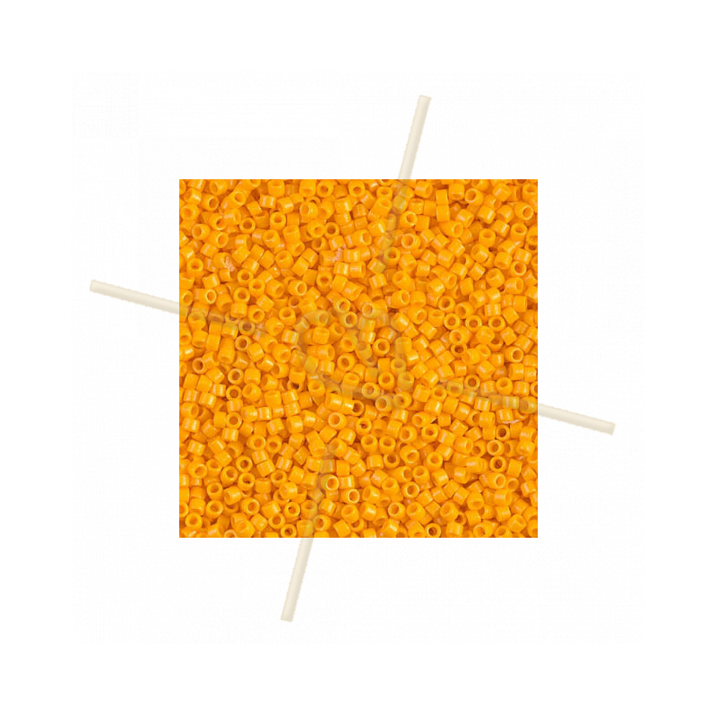 Miyuki Delica 11/0 - Duracoat Opaque Dyed Light Squash  - Db2103