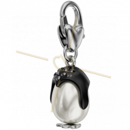 Swarovski Elements pave hanger Perky Penguin 27*10mm