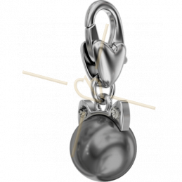 Swarovski Elements pave pendant Kitty Kat 21*8mm Grey