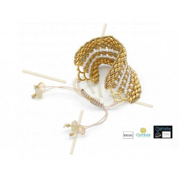 Kit armband Mirthe Bronze Groen