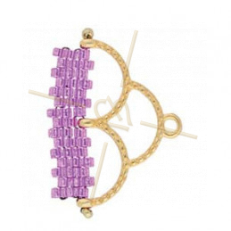 Cymbal Finding  - SKALOTI III - Delica - Eindstuk Rose Gold Plated