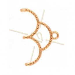 Cymbal Finding  - SKALOTI III - Delica - Ending Rose Gold Plated