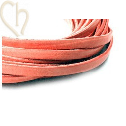 cuir plat 5mm saumon