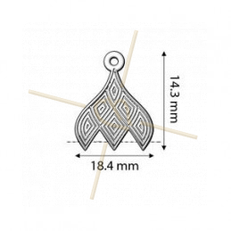 Cymbal Connector  - TOURLOS -gemduo connector - Eindstuk Gold Plated