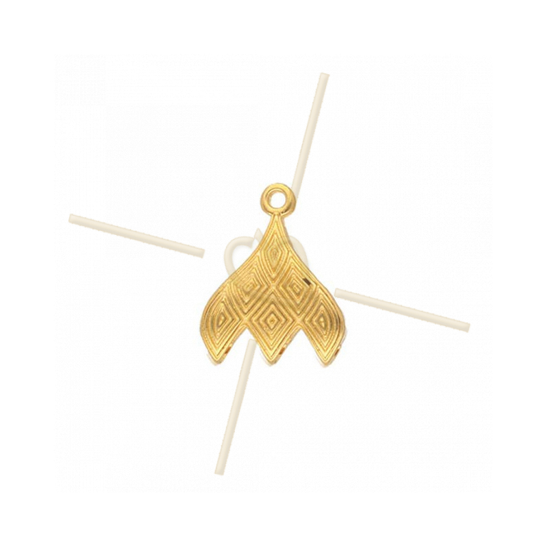 Cymbal Connector  - TOURLOS -gemduo connector - Eindstuk Gold Plated