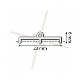Cymbal Finding  - Topolia III- Delica - Eindstuk Rhodium