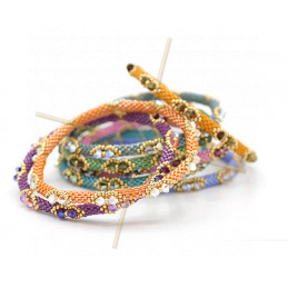 Kit Bangle armband Orange Luster