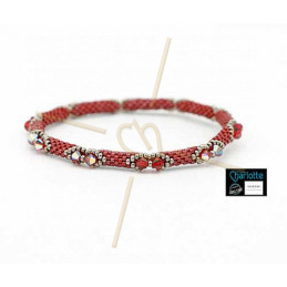 Kit Bangle armband Cranberry