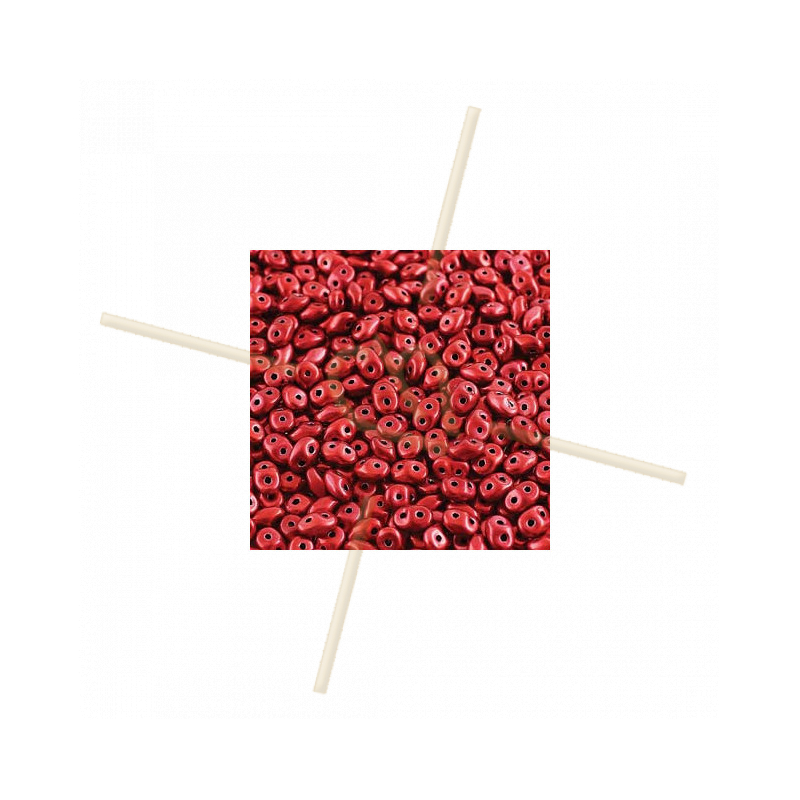 Superduo Matubo Metalust Lipstick Red DUO523980-24209