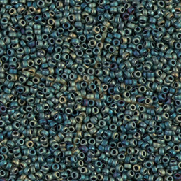 Miyuki Rocailles 15/0 Vert Multi Mettalic Matte - 15-2008