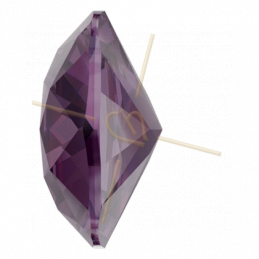 Cabochon Swarovski 4470 12mm Amethyst Ignite