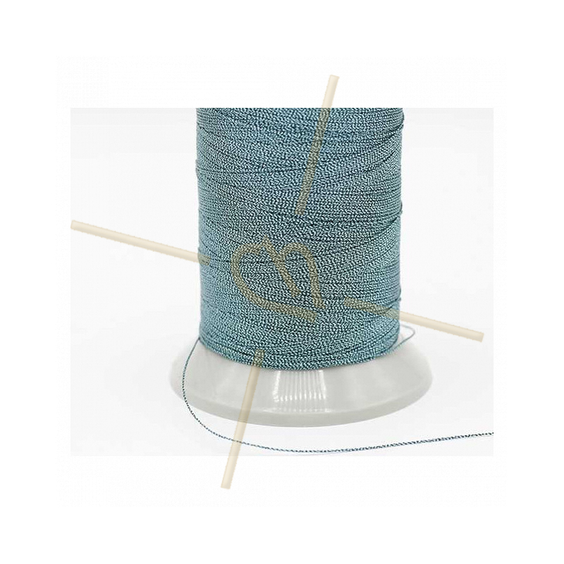 Poly Metallic draad 0.8mm Petrol Metallic