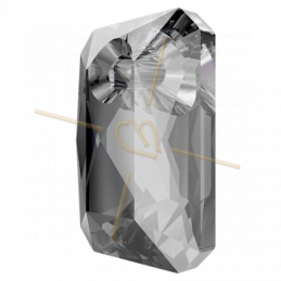 Pendant Swarovski 6435 9mm Silver Night