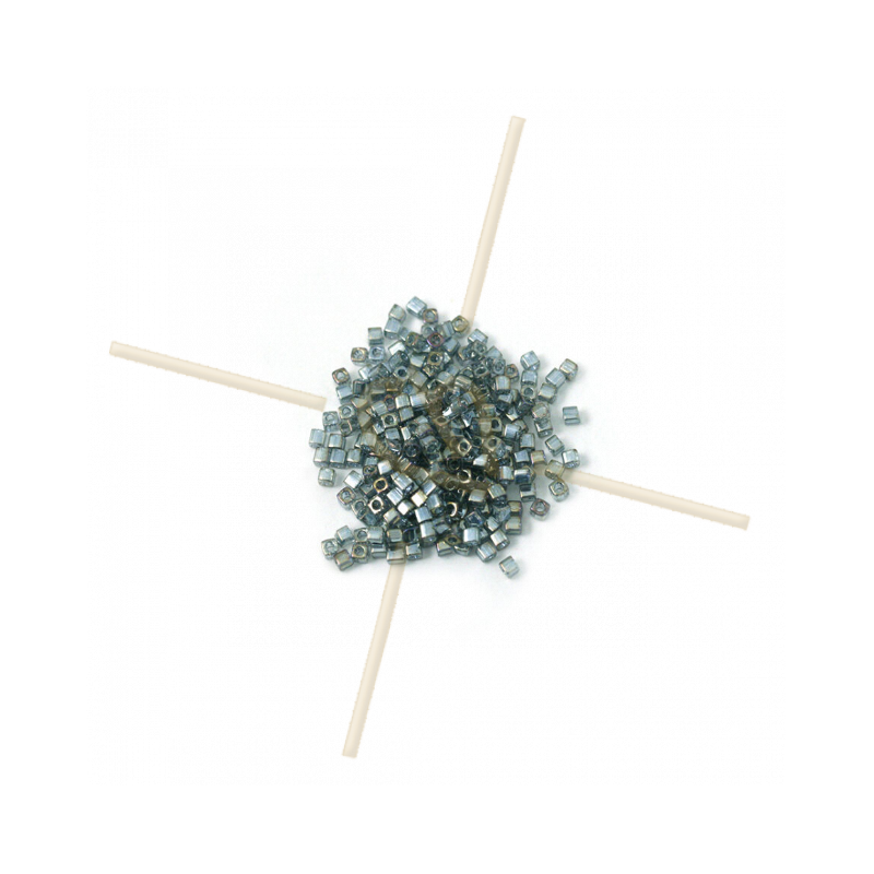 Miyuki Cube 1.8mm Silver Shade Lustré 1881