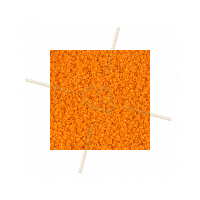 Miyuki Rocailles 15/0 Tangerine Opaque 9405