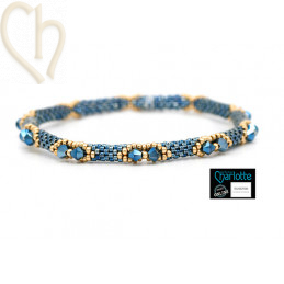 Kit Bangle armband Blue Shiner