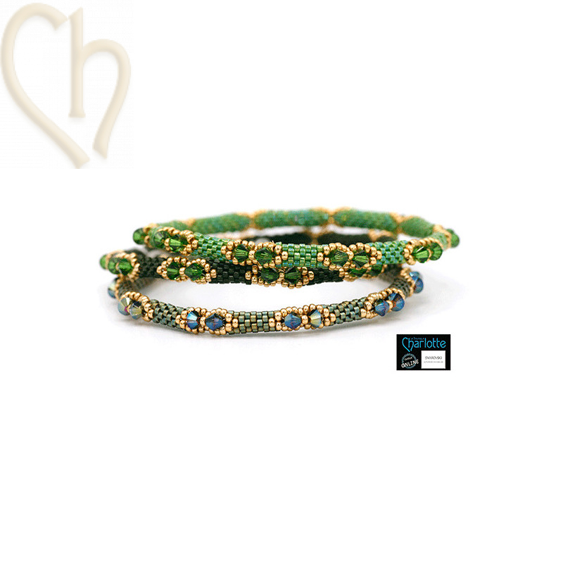 Trio Kits Bangle Bracelets 3 colors Greenwood