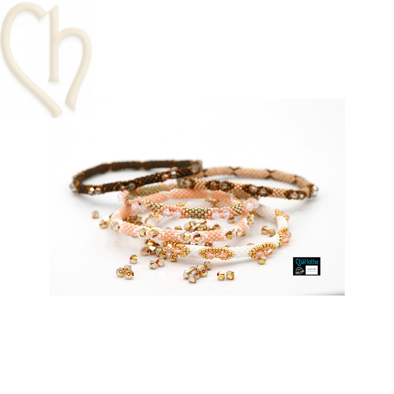 Quintet Kit Bangle armband 5 kleuren Automn Leaves + Gratis Miyuki Draad