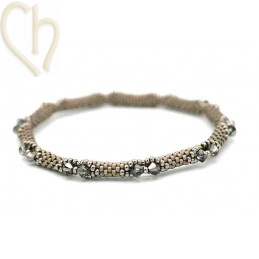 6 Kits Bangle Bracelet Shades of Grey