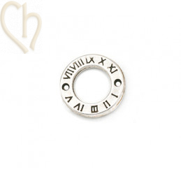 Ring 12mm with inscription and 2 holes