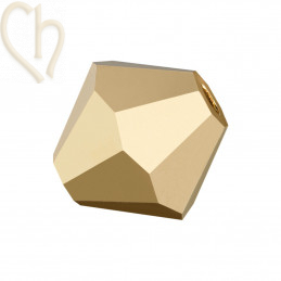 Preciosa Crystal Rondelle Bead 3mm Aurum