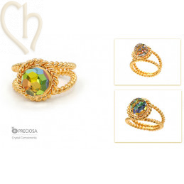 Preciosa MC 3/4 Ball 662 - Regular Cut 8mm Vitrail Medium