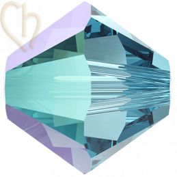 3mm Aquamarine Shimmer Swarovski Tolletje 202Shim