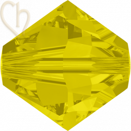 6mm Swarovski Tolletje Yellow Opal