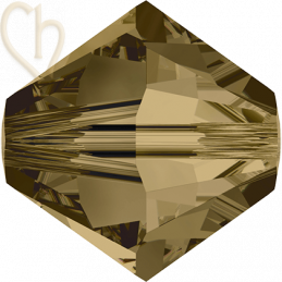 6mm Swarovski Tolletje Bronze Shade